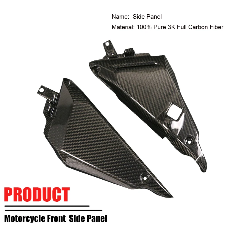 For Kawasaki Ninja 650 2014-2020 Motorcycle Accessories Modification Side Panel 3K 100% Pure Carbon Fiber Side Fairing Cover Kit