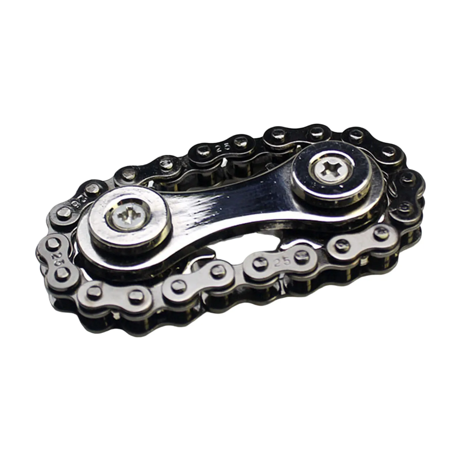 Bike Chain Gear Fidget Spinner Stainless Steel Premium Quality Gears Linkage Bike Chain for Anxiety Relieve