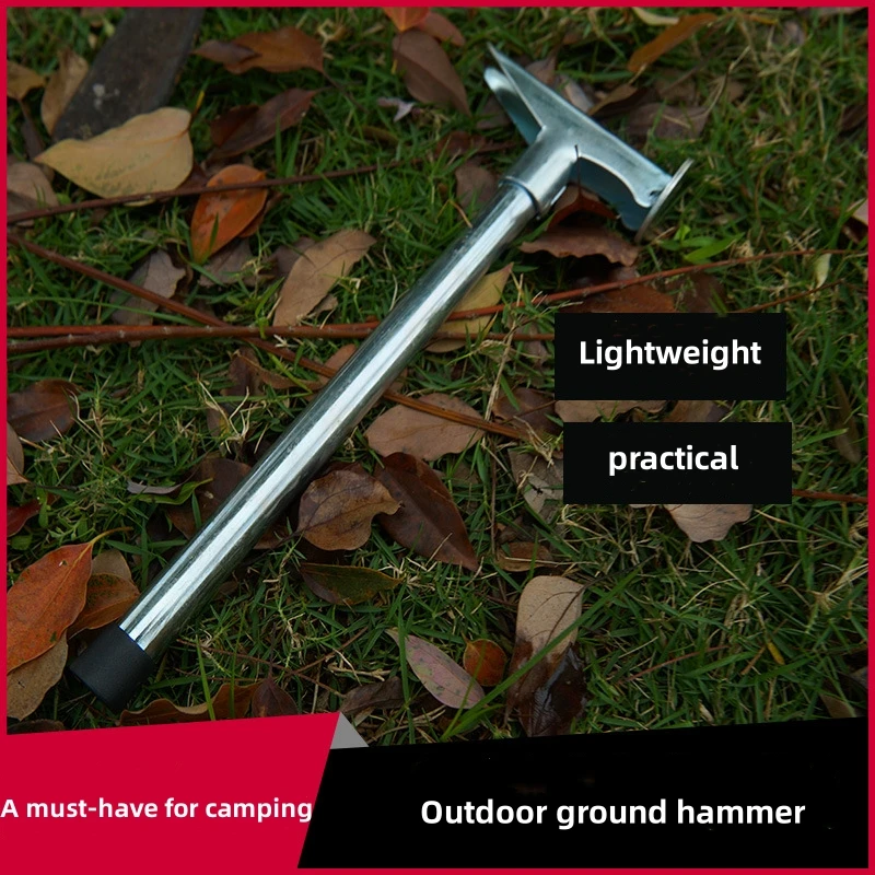 Multifunctional Hammer for Outdoor Camping Lightweight Steel Hammer Camping Equipment Camping Supplies Tent Accessory Glamping