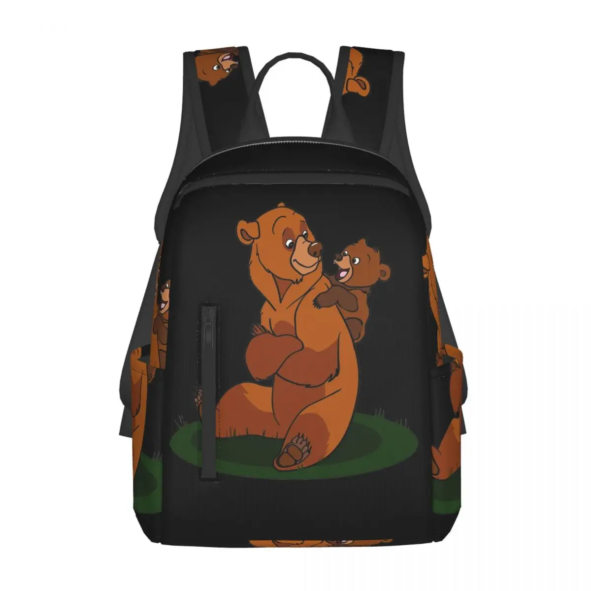 

Brother Bear Backpack Daypack Large Capacity Kids BookBag School Bag Shoulder Bags for Men Women