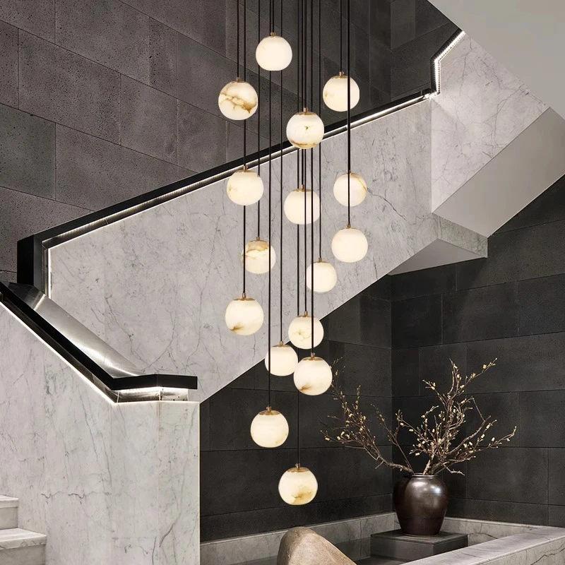 

Modern Stair chandelier Pendant lights indoor lighting Ceiling lamp hanging light led Chandeliers for living room indoor lightin