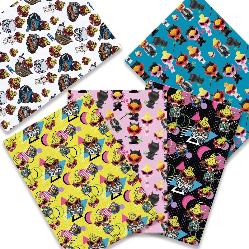 

Classic cartoon DIY cotton fabric polyester cotton hand sewn and patchwork quilted baby dress curtain dresshome printing popular