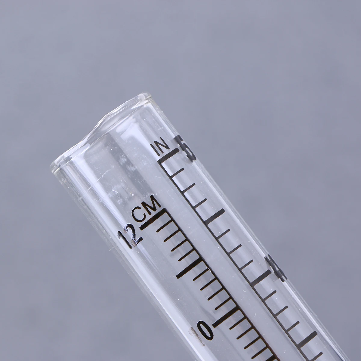 

2 Pcs Rain Gauge Test Tube Rainfall Garden Outdoor Glass Lab Weather Instrument Gage for Scale Tubes