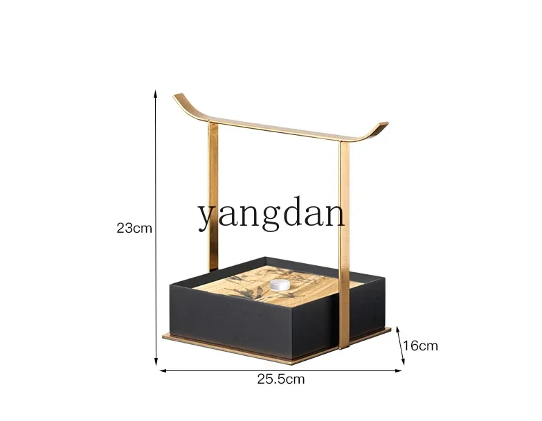 YD new Chinese retro portable box ornament model room medieval tea room tea table tea table Song Dynasty aesthetic table