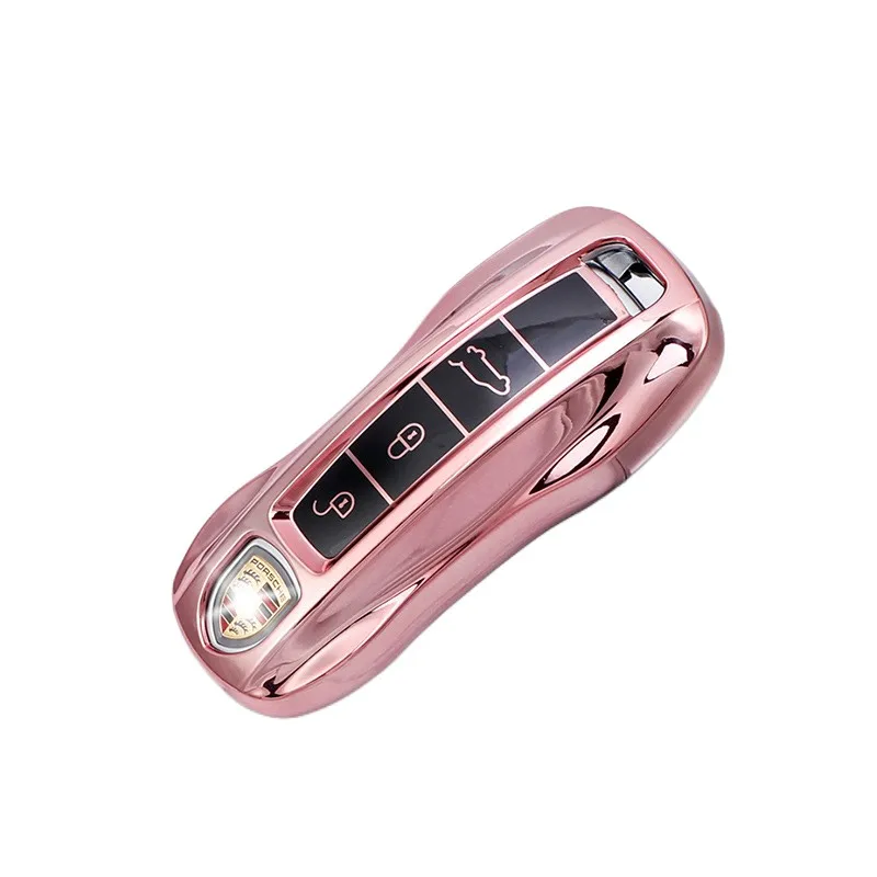 Custodia per chiave auto in TPU di alta qualità per Porsche Panamera Cayenne 971 911 9YA Macan Boxster Protezione remota senza chiave