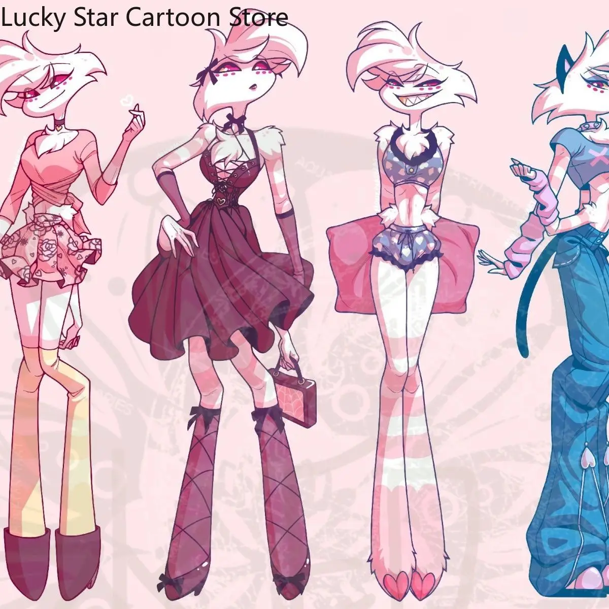 Xmas Gift Fashion No Attributes Anime Game Kawaii Acrylic Cosplay Desktop Ornament Stand Decor Standing Sign Halloween Cute