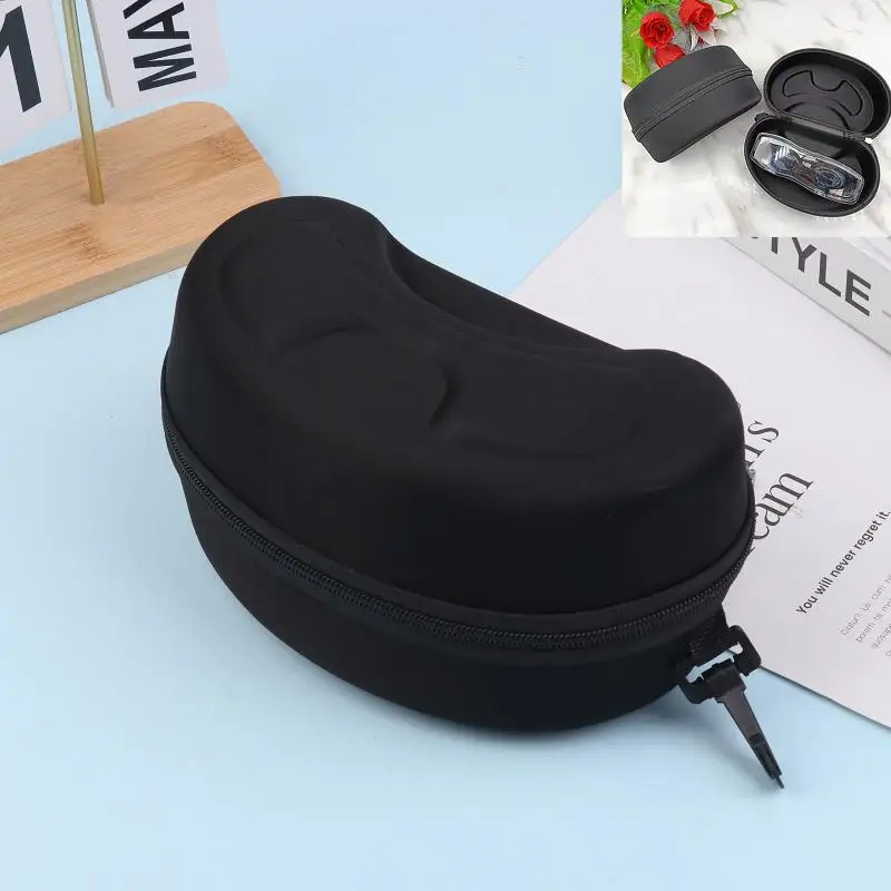Hot Sale Travel-Ready Ski Goggle Bag,Shatterproof Hard Case with Clip,Fits in Backpack to Protect Eyewear During Travel