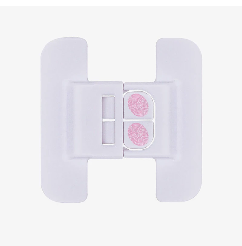 2 Teile/los Baby Sicherheit Schrank Schlösser Schublade Türschlösser für Baby Kind Kleinkind Anti-Kneifen Hand Sicherheit Schutz Sicherheit schnalle – Detail 3