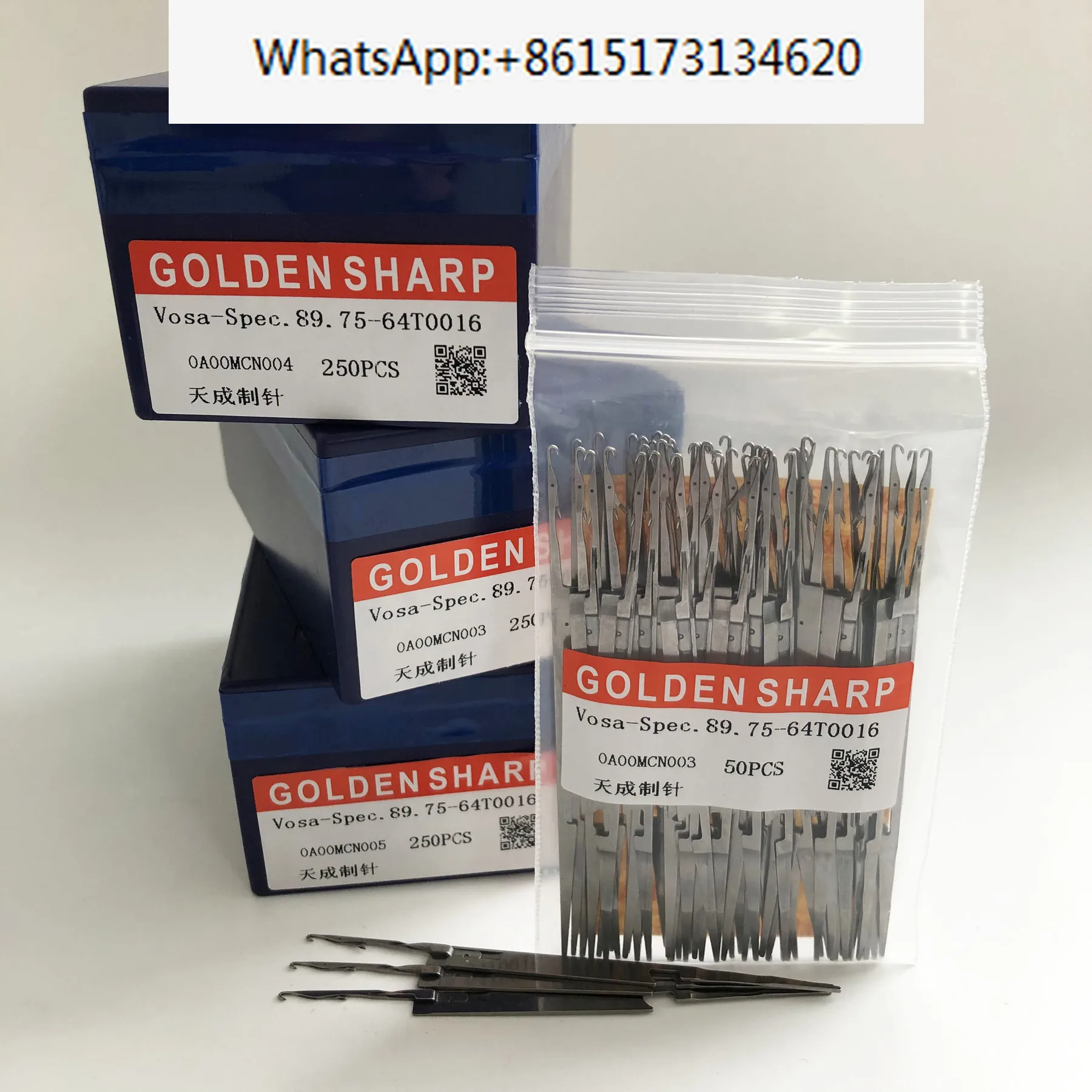 Computer flat knitting machine accessories golden sharp needle 12G dual system Vosa-Spec.89.75-64T0016