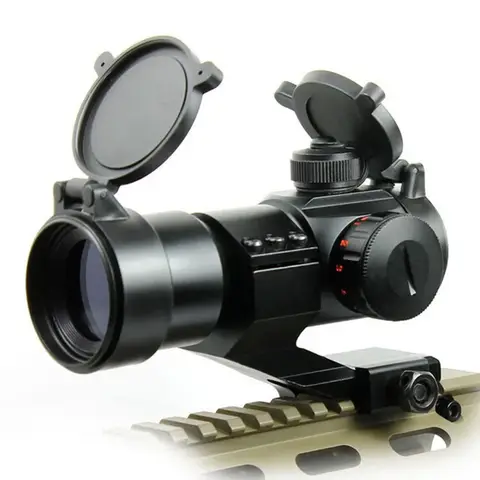 AIM Tactical M3 Red Green Dot Sight With L Shaped Mount Airsoft Riflescope Shooting Hunting Rifle Gun For 20MM Rail