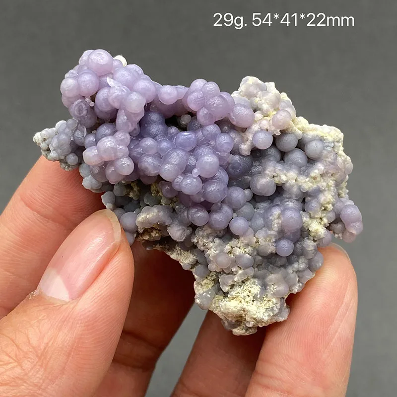 

100% Natural Indonesian Purple Grape agate Raw Stone Mineral Specimen Healing Crystal Gemstone Collection