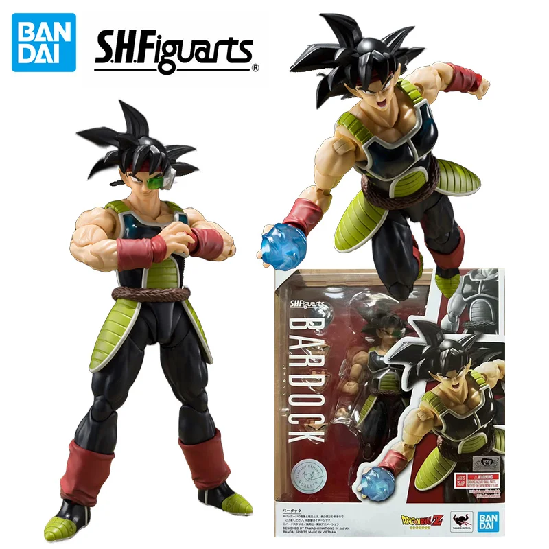 Bandai S.h.figuarts Bardock Dragon Ball Z 16Cm Anime Original Action Figure Model Children's Toy Birthday Gift Collection