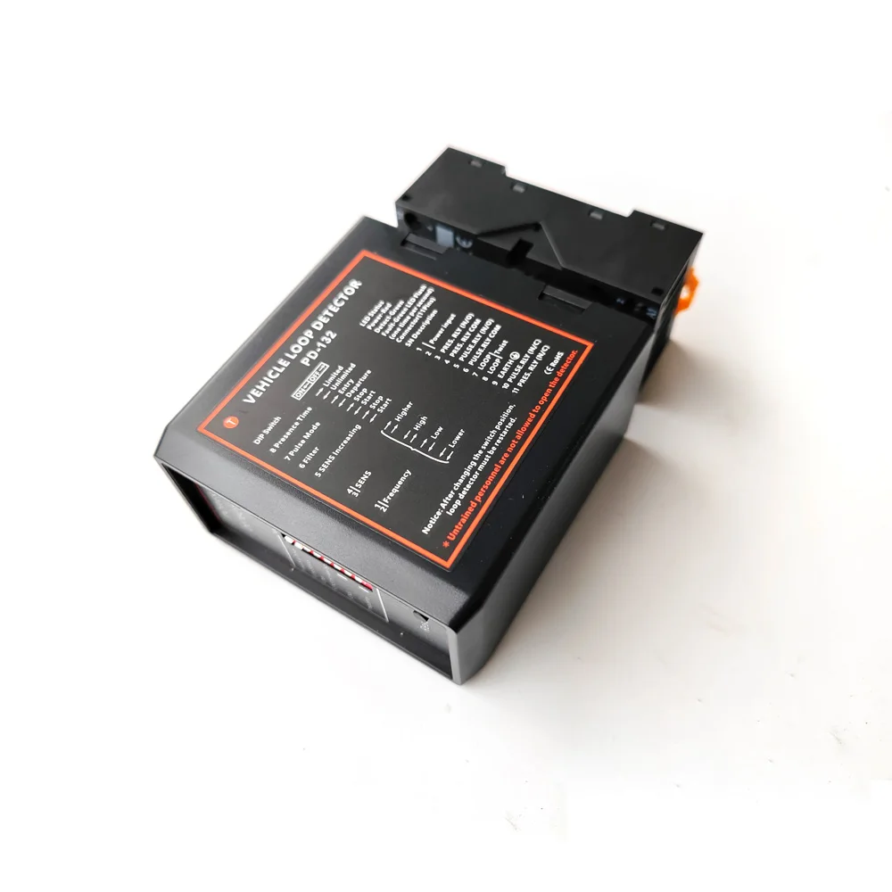PD132 Detector de bucle de vehículo multivoltaje 12V-220v AC/DC Sensor de puerta Dispositivo de seguridad de un solo canal
