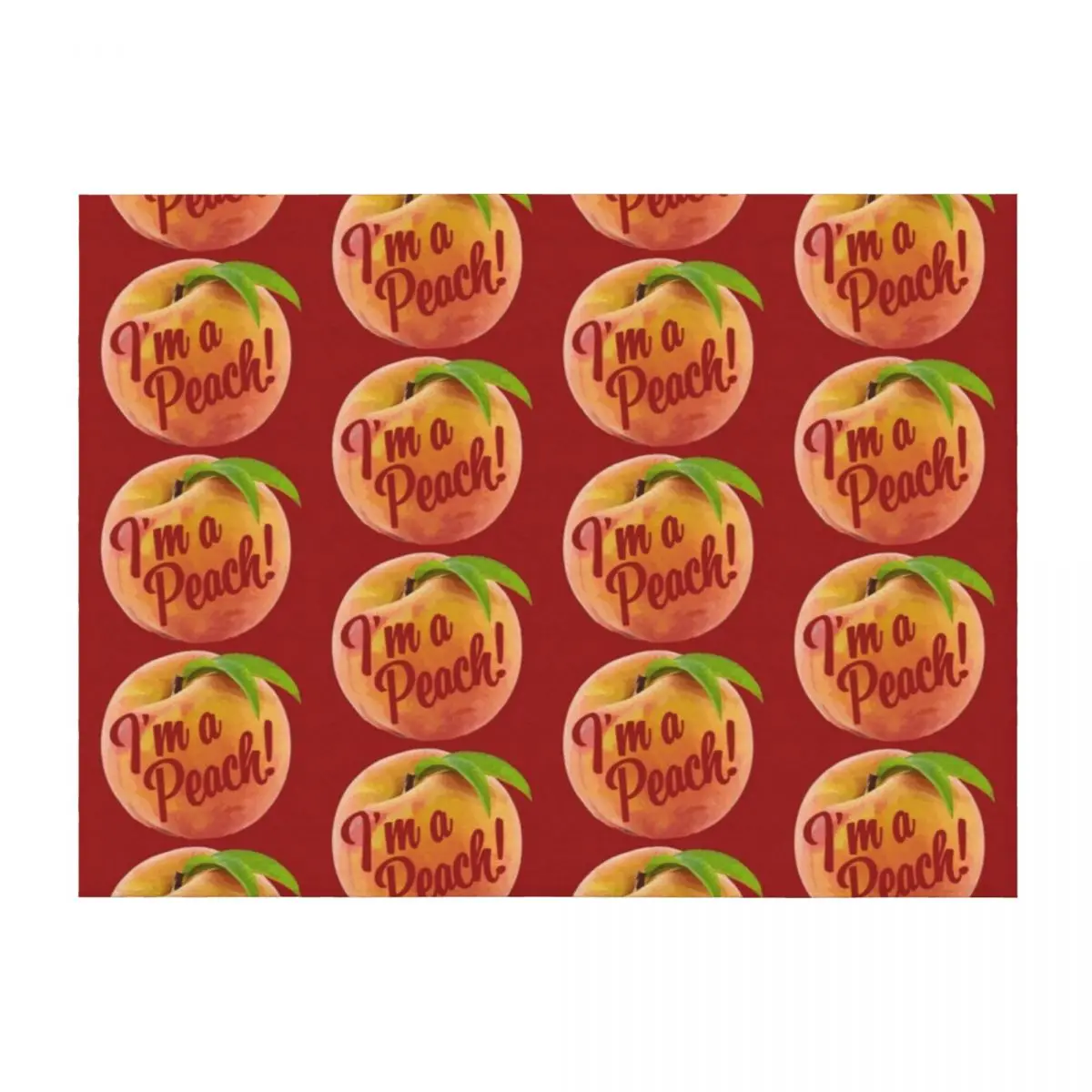 

I'm a Peach Throw Blanket Luxury Luxury Brand Decorative Beds Luxury St Blankets