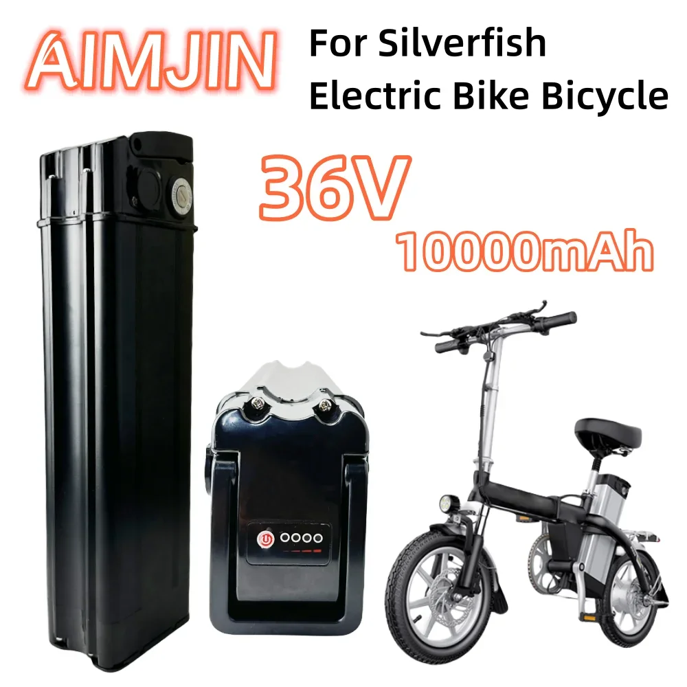 For Silver Fish 36V 10Ah Rechargeable Lithium-ion Battery Pack Built in BMS system No memory effect