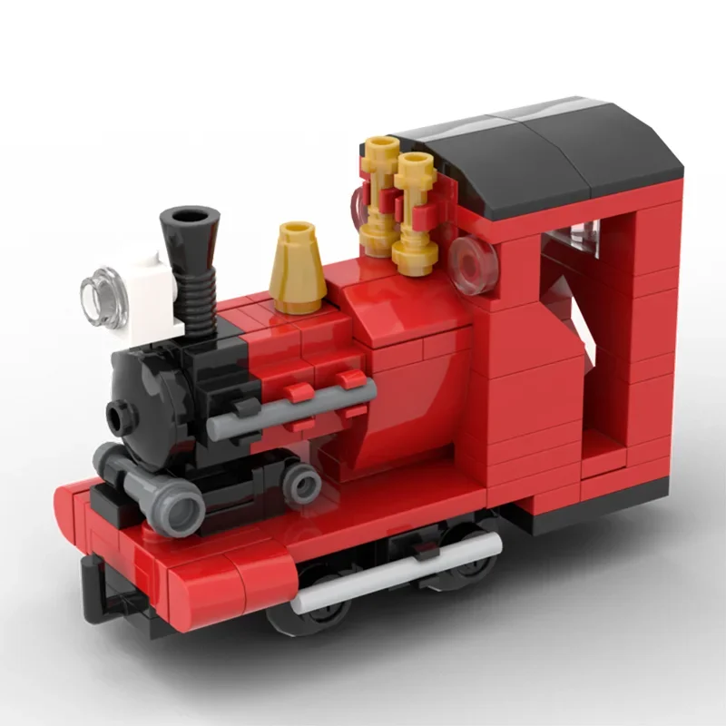 Décennie s de construction de modèle de train ferroviaire, briques MOC, modèle de réfrigérant, jauge étroite, moteur à vapeur et Cheshire Age, assemblage de jouets technologiques