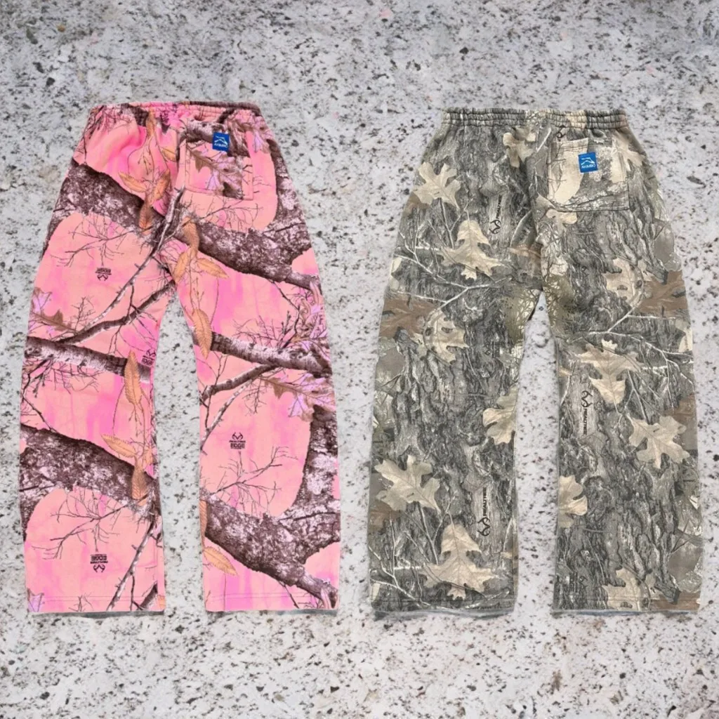 

Vintage Camouflage Y2K Trendy Sweatpants Harajuku Camo Printed Pattern Trousers Streetwear Loose Unisex Straight Leg Pants