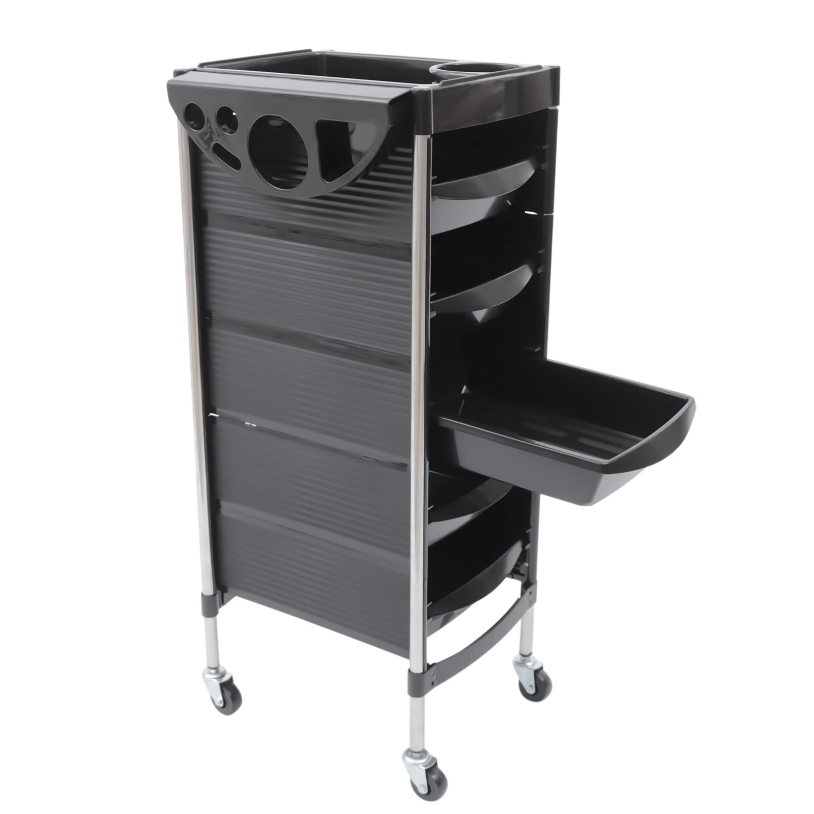 Hairdressing Storage Cart Beauty Salon Trolley Hair Salon Shelf Salon Tool Cart Hair Spa with Wheels