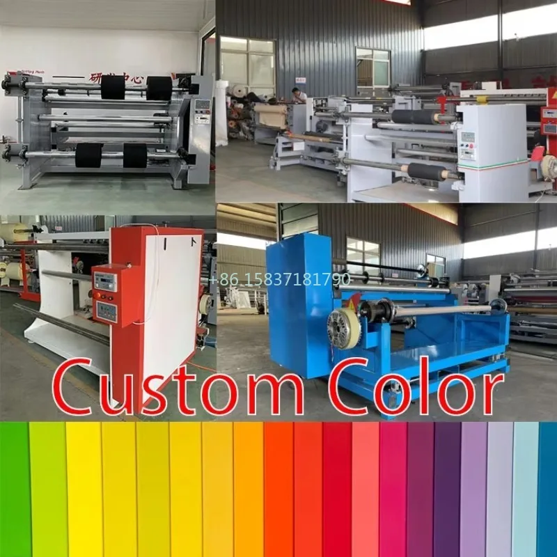 Automatic Thermal Paper Meltblown Fabric  Slitting Machine Toilet Tissue Paper Roll Rewinding Slitter Machine Price for Sale