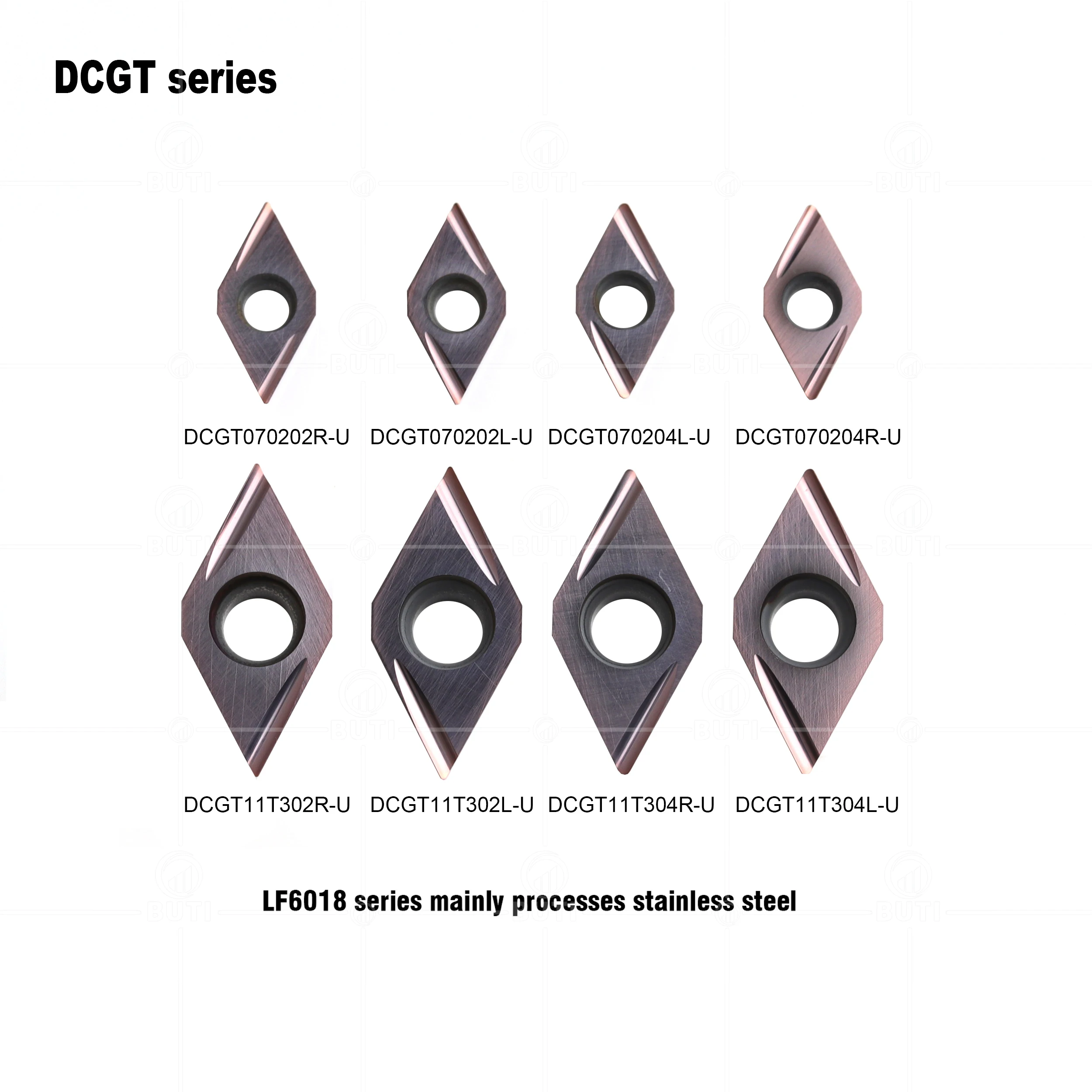 DESKAR 100% Original DCGT070202 DCGT070204 DCGT11T302 DCGT11T304R-U L-U CNC Lathe Tool Internal Insert Hard Alloy Turning Blades