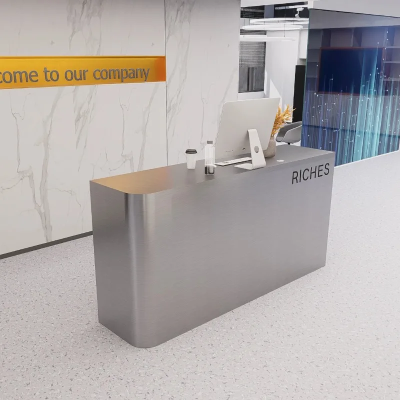 

Display Counter Reception Desks Beauty Aesthetics Indoor Business Reception Desks Salon Modern Empfangatheke Office Furniture