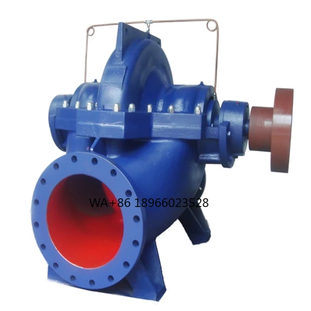 Bomba de água centrífuga horizontal com caixa dividida de alta taxa de fluxo 75 de sucção dupla de 20 polegadas