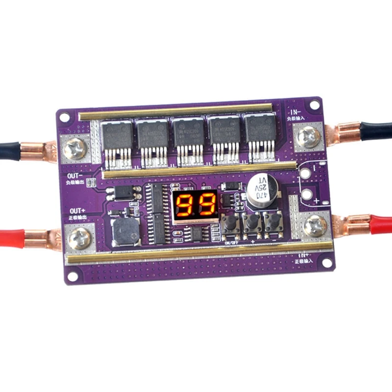 99 ingranaggi di potenza Mini scheda di controllo della saldatrice a punti regolabile per la saldatura di 18650 batterie/foglio di nichel da