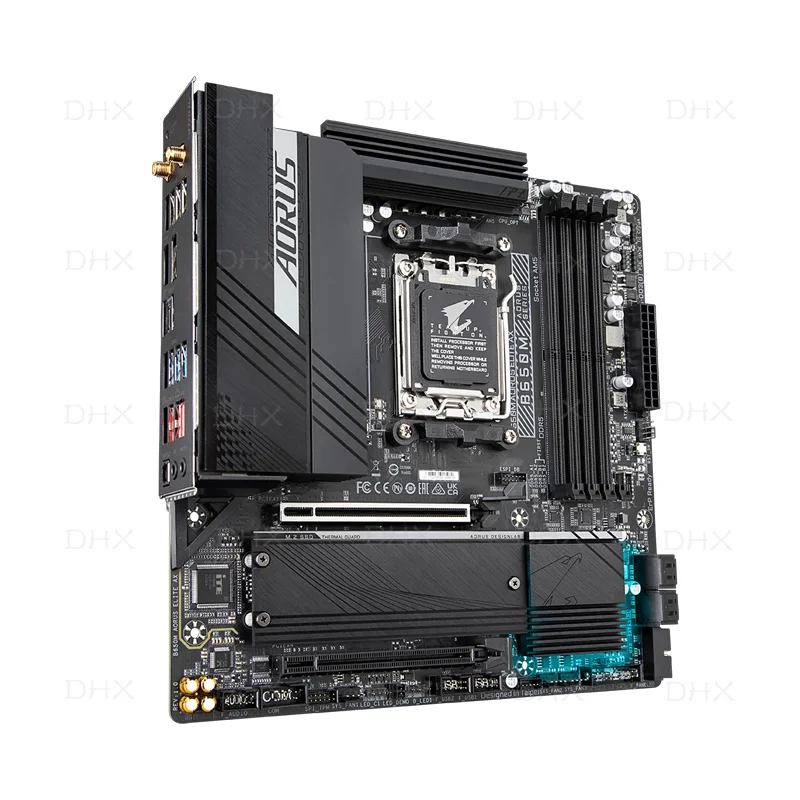 For GIGABYTE B650M AORUS ELITE AX Motherboard AM5 AMD B650 Micro ATX Mainboard Test OK