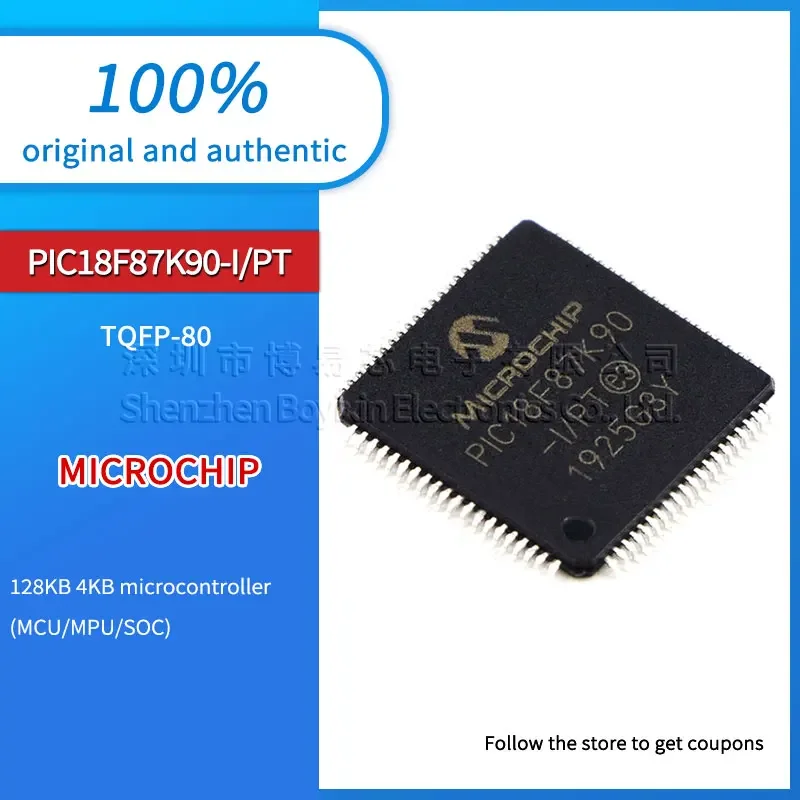 

PIC18F87K90-I/PT PIC18F87K90 original genuine