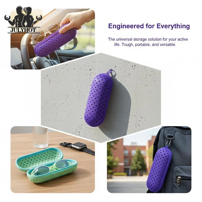 EVA Swimming Goggles Storage Box Glasses Bag Soft Glasses Box Breathable Sunglasses Bag Reading Eyewear Case Students