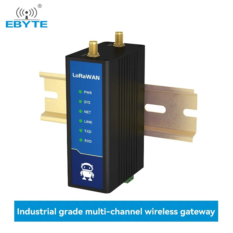 LoRaWAN Gateway Wireless Modem 470/868/915MHz 4G SX1302 Built in PA+LNA EBYTE E870 Series High Speed 8-Channel