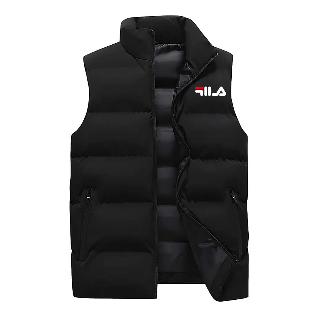 

New men's waistcoat winter collar down cotton vest casual thick coat warm sleeveless cotton-padded gown
