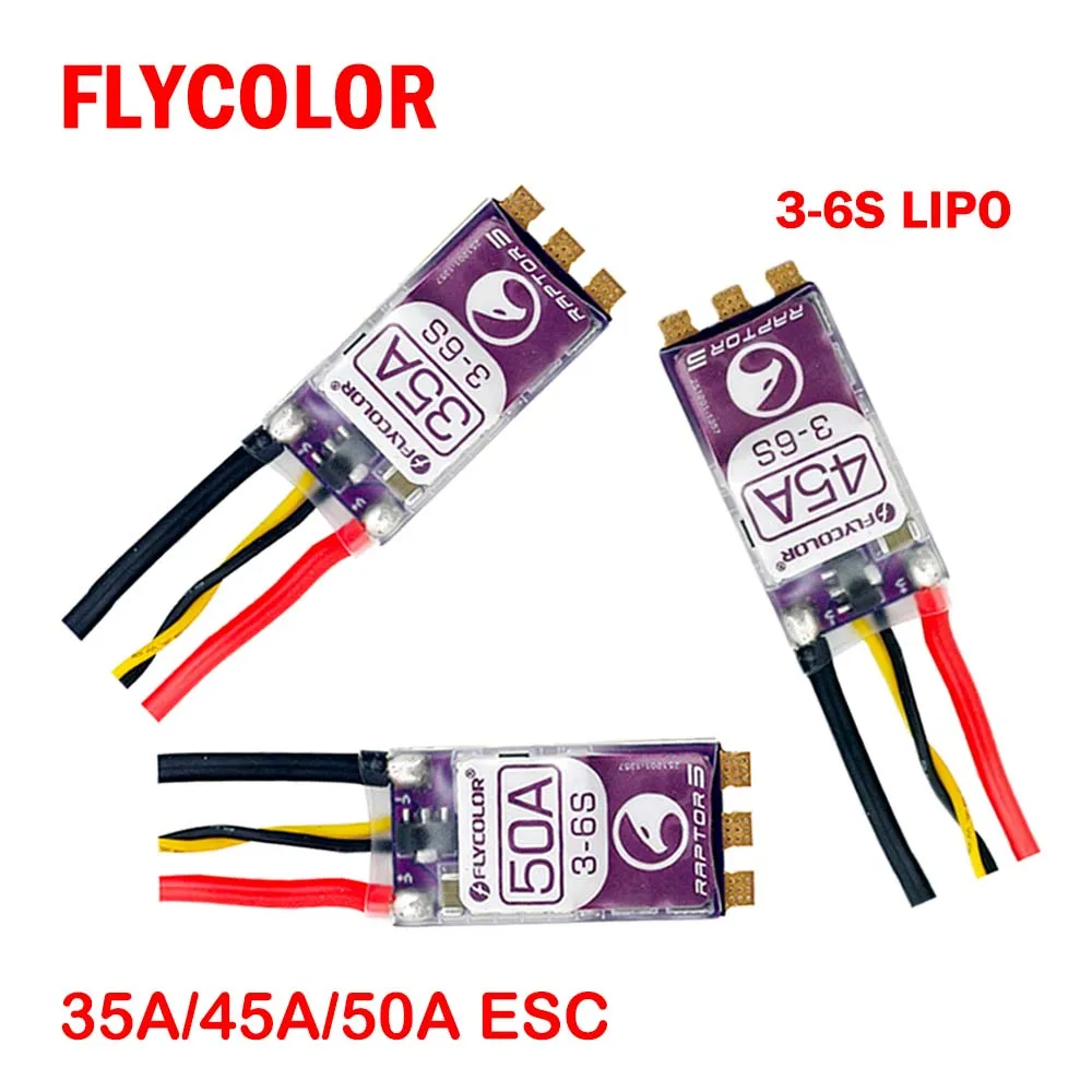 FLYCOLOR RAPTOR5 BLHeli-32 ESC 35A/45A/50A per RC FPV Racing Drone Quadcopter