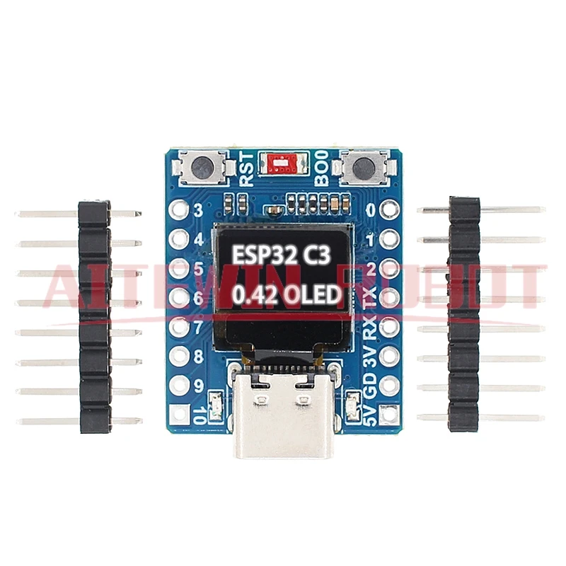 ESP32-C3 OLED development board 0.42 inch OLED ceramic antenna ESP32 supermini development board wifi Bluetooth