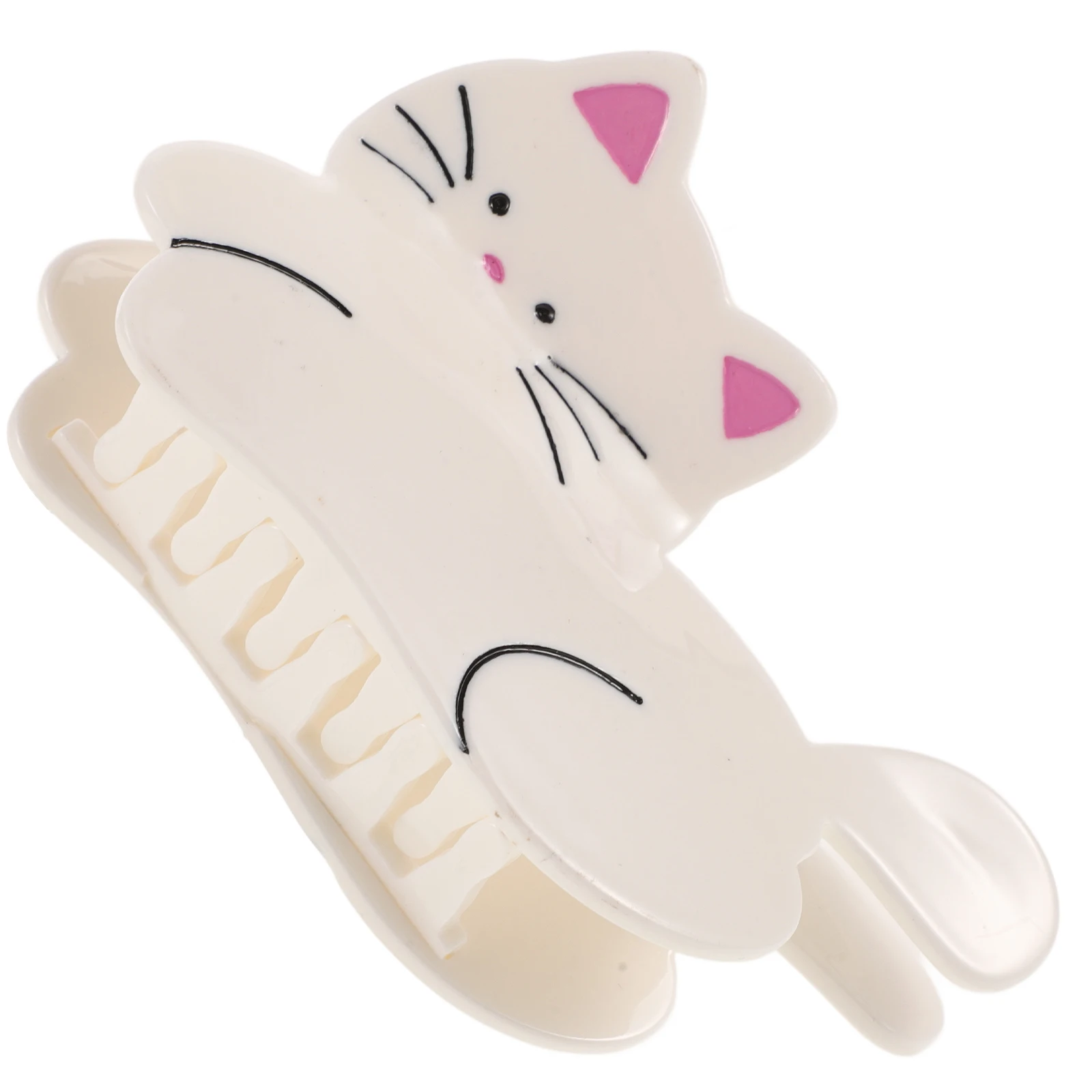 

Cartoon Cat Hair Clips Kitten Claw Accessories White Small Hairpin Animal Grip for Girls Easy Styling Durable