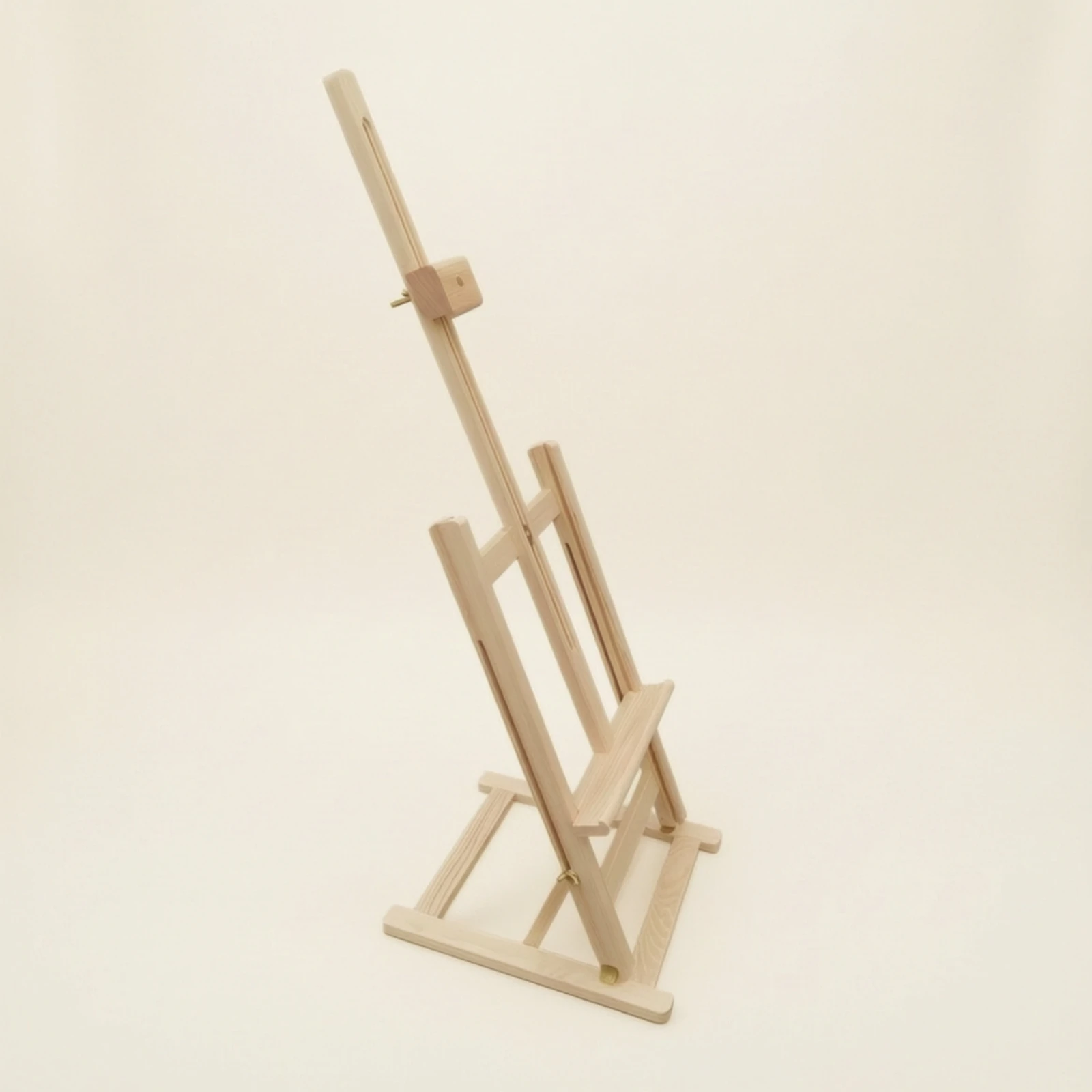 Tabletop Easel with Adjustable Frame Compact Wooden Easel Display Stand Stable Easy to Store for Beginners, Studio, Classroom
