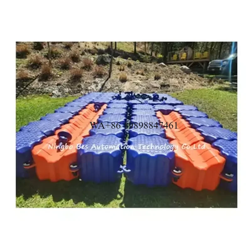 Wmwmnu for Marina HDPE Pontoon Bridge Floats Jet Ski Floating Dock Platform Plastic Modular Fishing Floating Platform