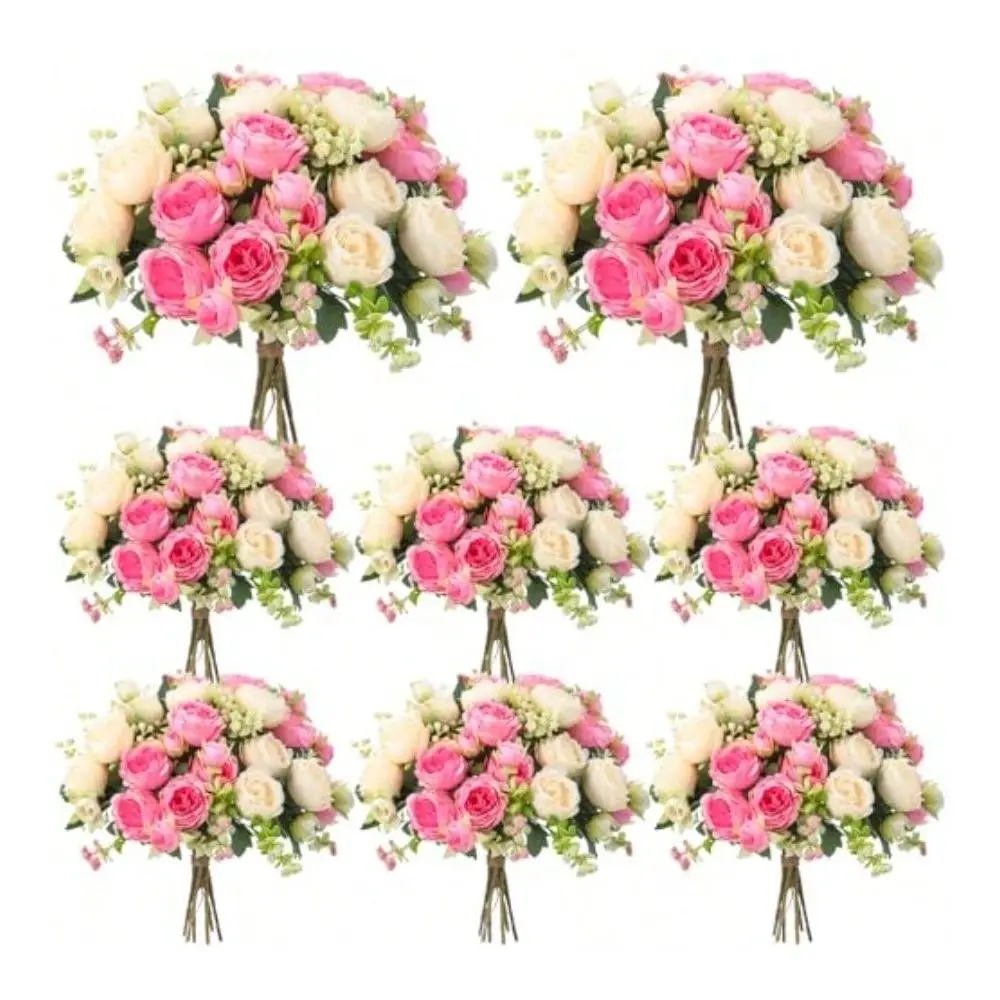 

Bundles Artificial Peonies Flowers Fake Silk Peony Bouquet Faux Peonies Flowers Bulk For Decoration Vase Floral Arrangements We