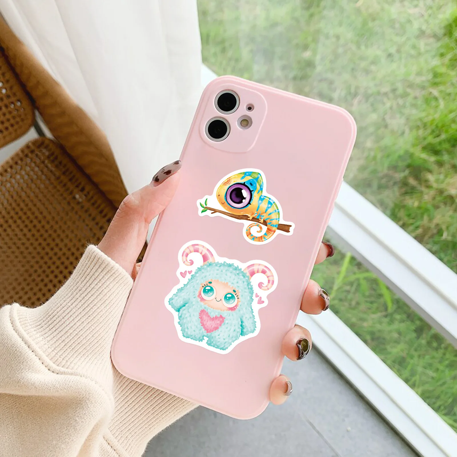 10/30/50PCS Cute Big Eyes Animals Sticker Cartoon Kids Decals Toy for Laptop Guitar Phone Travel Kawaii Sticker Gifts Wholesale