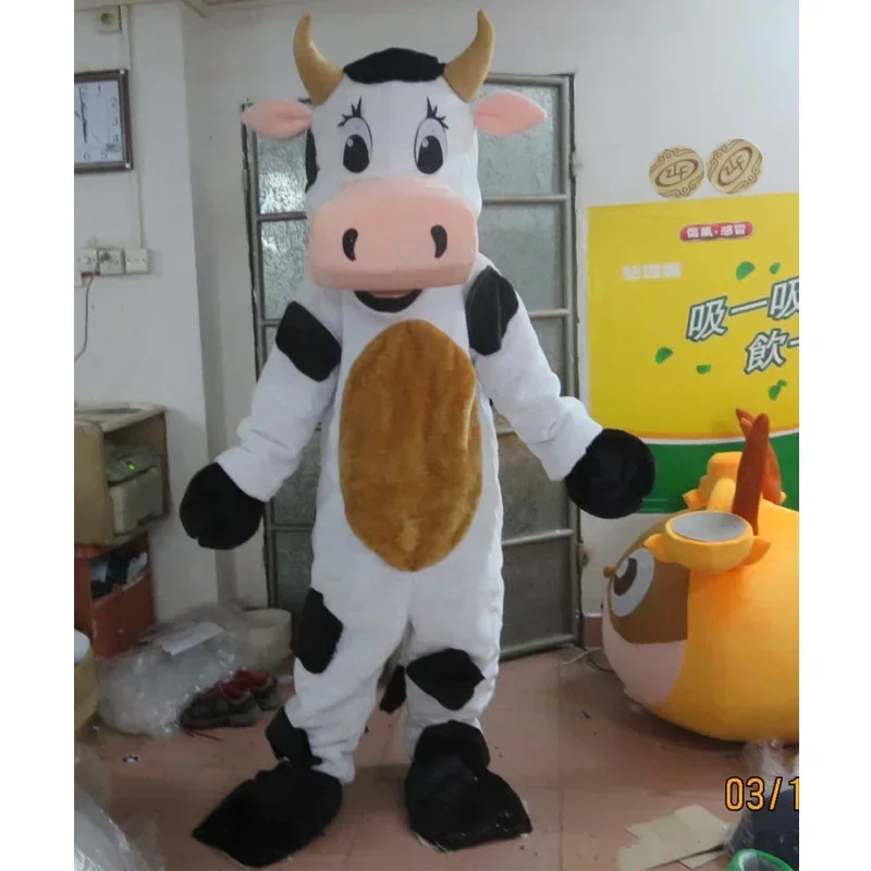 Disfraz de Mascota de vaca lechera para promoción