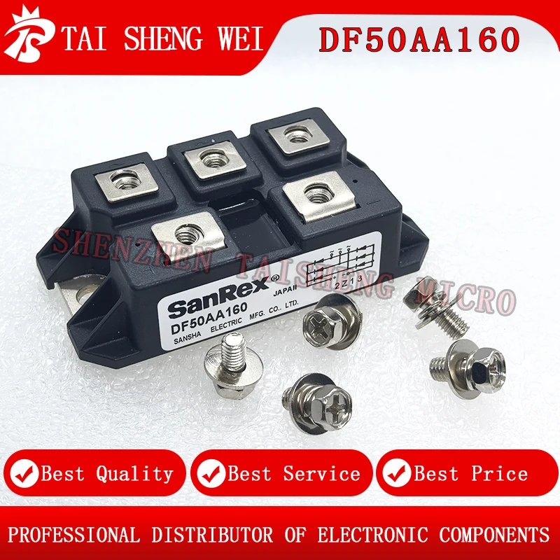 

Новый трехфазный выпрямительный мостовой модуль DF50AA160 DF50AA160 DF50AA