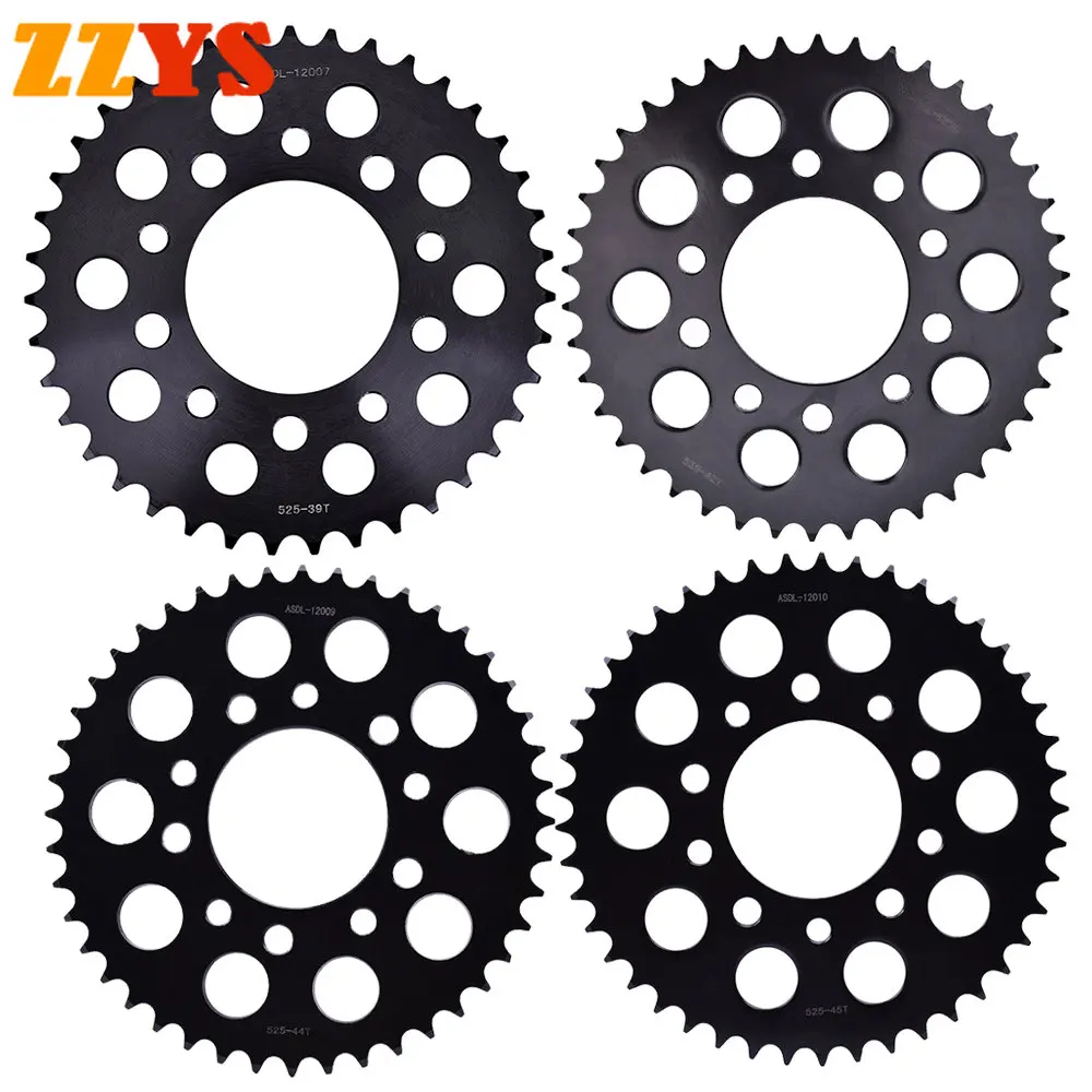 

525 39T 42T 44T 45T Rear Sprocket Gear Wheel For Honda VFR400 NC21 VLX400 VLX600 Shadow VLX VFR 400 NV600 NV600C Steed 21 NV 600