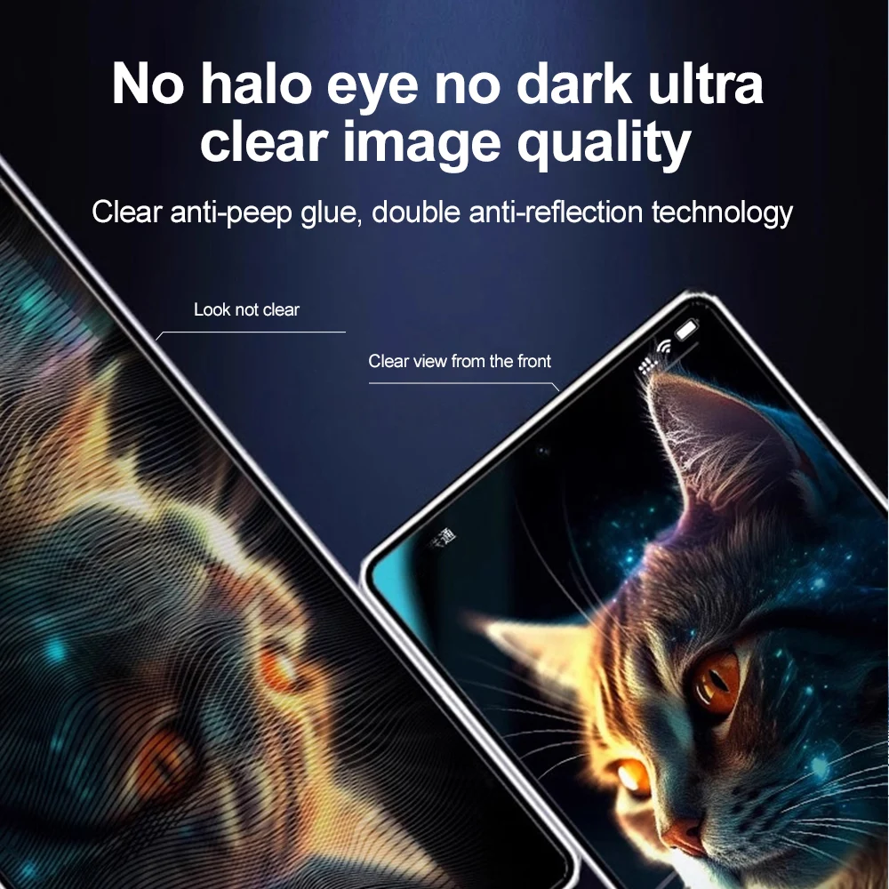 1-5 Stück Einfach zu installierender Sichtschutz-Displayschutz für Samsung Galaxy S26 Ultra S25 FE S24 Ultra S23 S22 S20 Anti-Spy Panzerglas – Detail 7