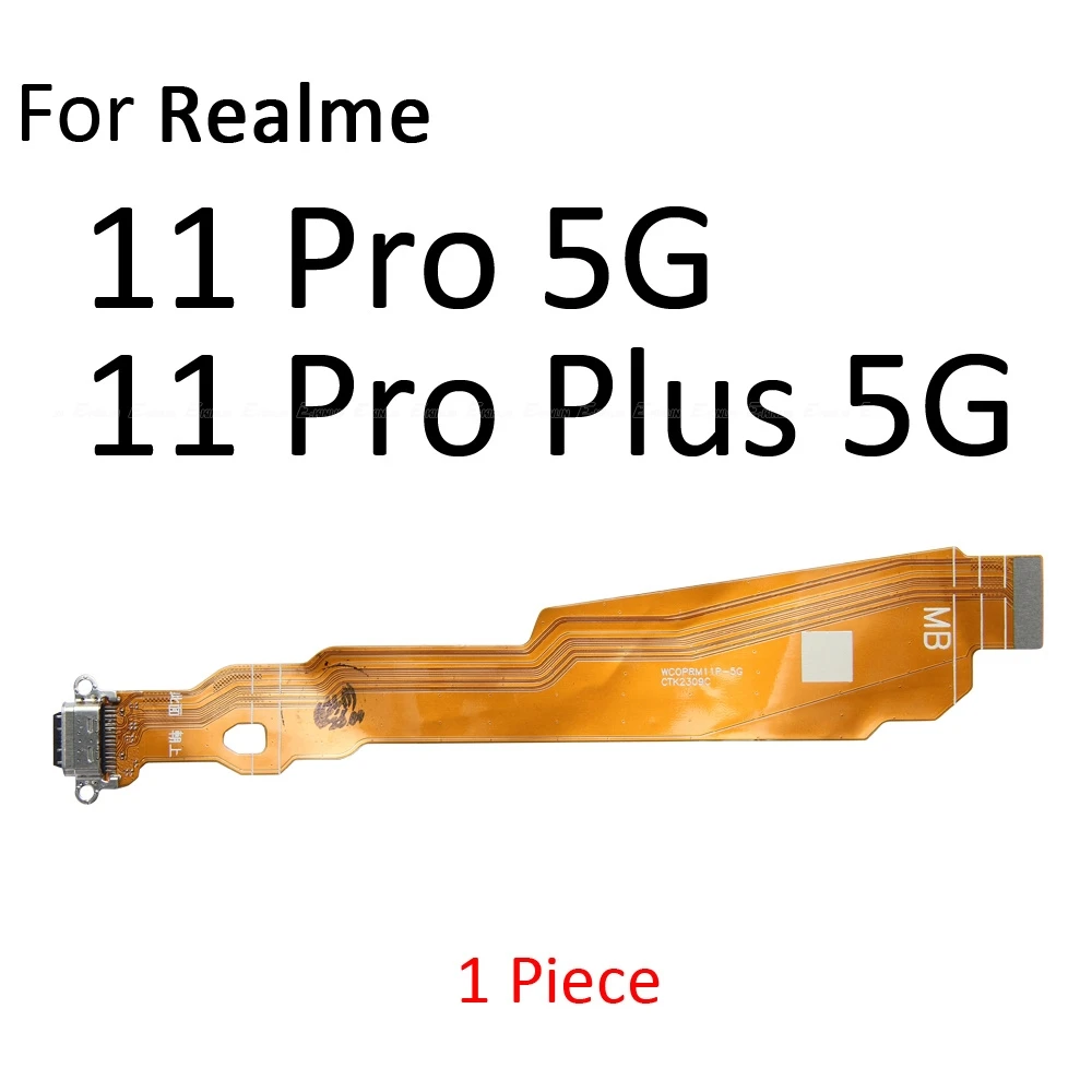 شاحن USB ميناء حوض شحن موصل التوصيل الكابلات المرنة ل ممن لهم Realme 10 11 11x12 12x13 برو زائد 5G 4G