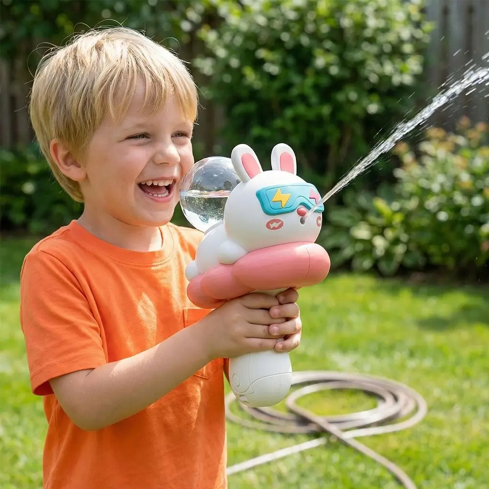 There is a backpack Cute Rabbit Animal Water Spray Squirt Splashing Spray Water Squirt Handheld Strong Water Summer Beach