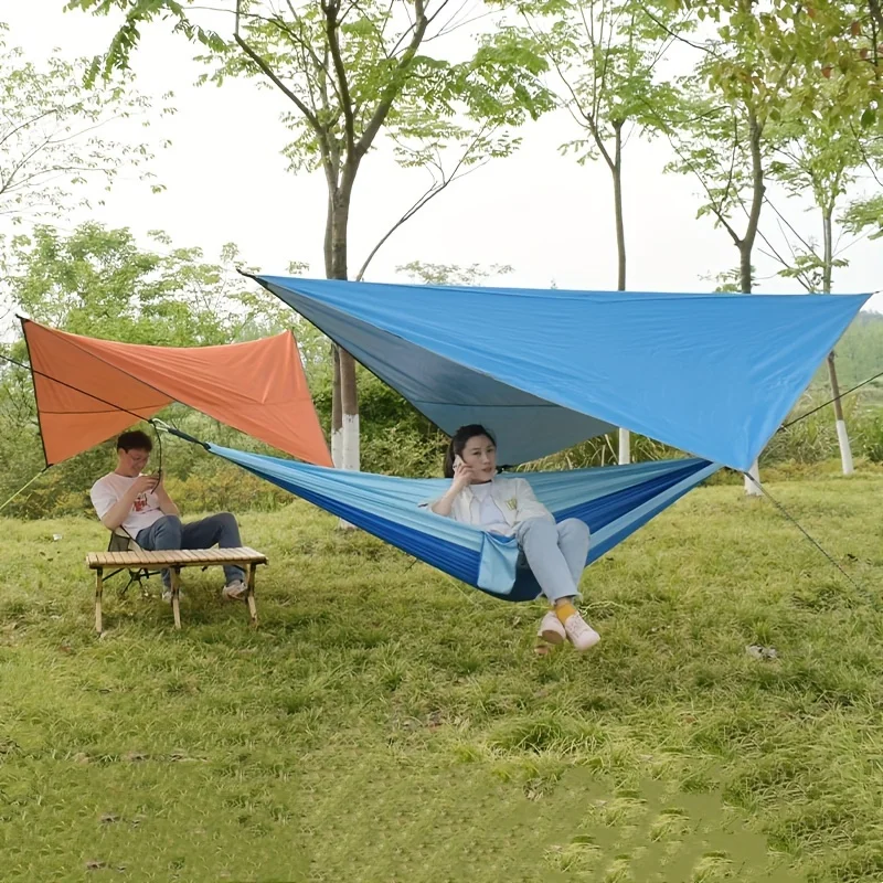 

oxford Waterproof Tarp Tent Shade Ultralight Garden Canopy Sunshade Outdoor Camping Awning Tourist Beach Sun Shelter