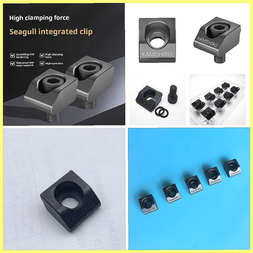 

CNC Multi-Station Clamping Block Vise, Mini Fixed Clamp F06 S06-S12, Aluminum Alloy, Batch Processing Tool