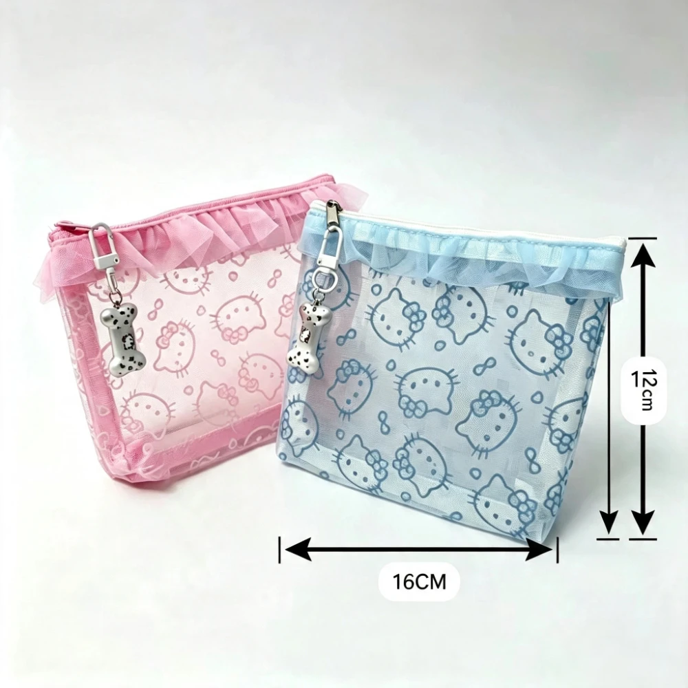 Hello Kitty Kawaii Multi-Style Storage Set: Makeup Bag, Stationery Pen Pouch, Portable Organizer Box, Women's Birthday Gift - view 6
