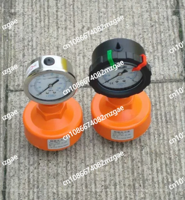 UPVC plastic diaphragm pressure gauge,  and alkali resistance