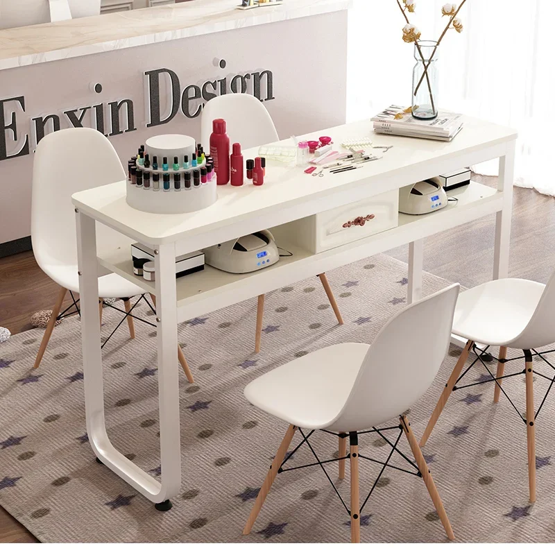 Table Manicure Reception Desk Nails Tables Professional Mesa Designer De Pedicure Escritorio De Manicura Chairs Aesthetic